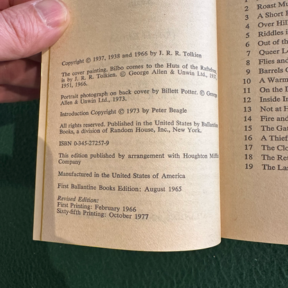Vintage Fantasy Paperbacks: JRR Tolkien - The Hobbit and The Lord of the Rings Box Set