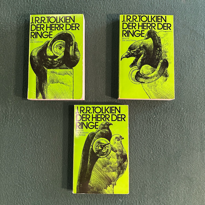 Vintage Fantasy Paperbacks: J.R.R Tolkien - Der Herr Der Ringe 1-3 Box Set