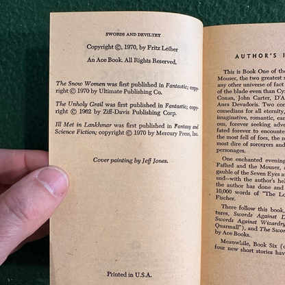 Vintage Fantasy Paperbacks: Fritz Leiber - Lankhmar Box Set