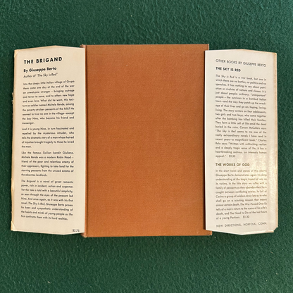 Vintage Fiction Hardcover: Giuseppe Berto - The Brigand