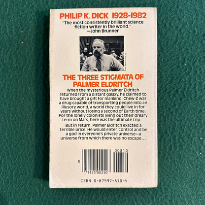 Vintage Sci-Fi Paperback: Philip K Dick - The Three Stigmata of Palmer Eldritch FIRST PRINTING
