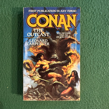 Vintage Fantasy Paperback: Leonard Carpenter - Conan the Outcast FIRST PRINTING