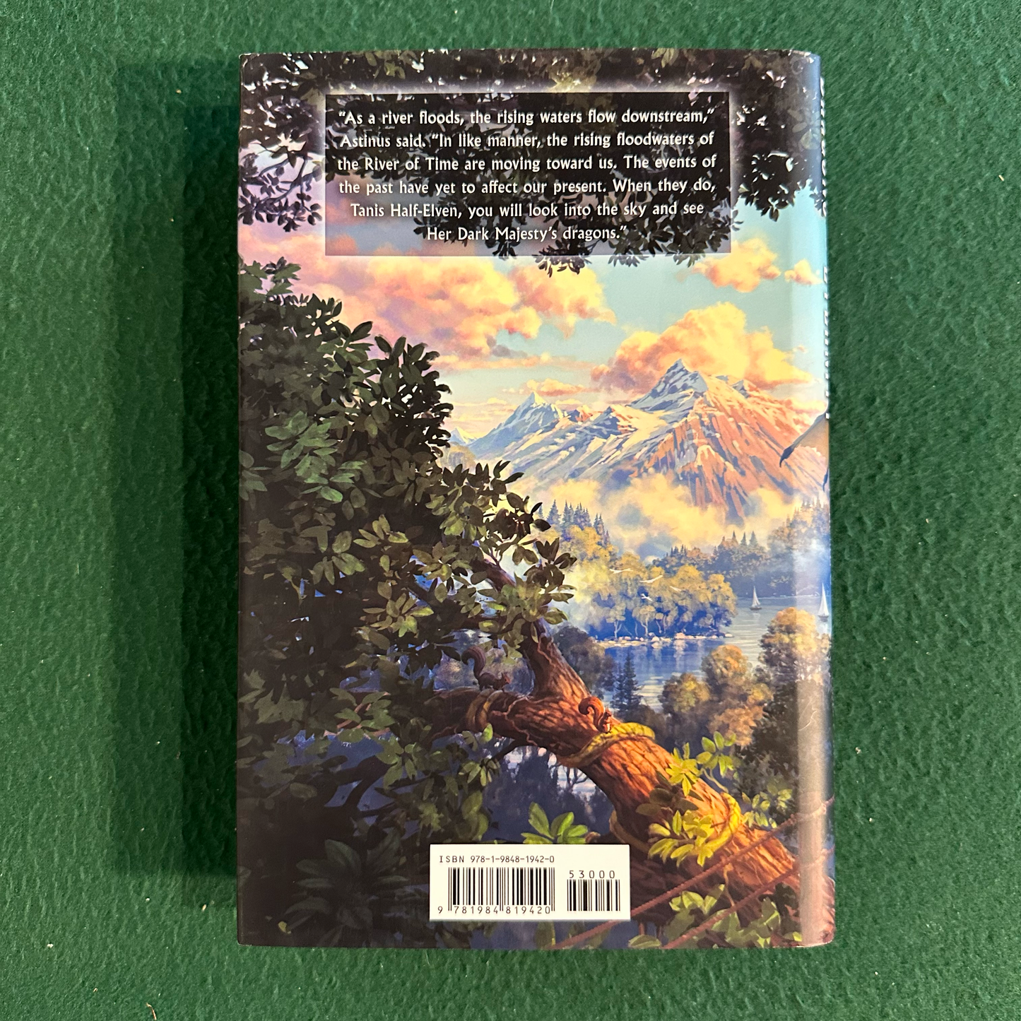 Dungeons & Dragons Hardcover: Margaret Weis and Tracy Hickman - Dragonlance: Dragons of Eternity FIRST EDITION