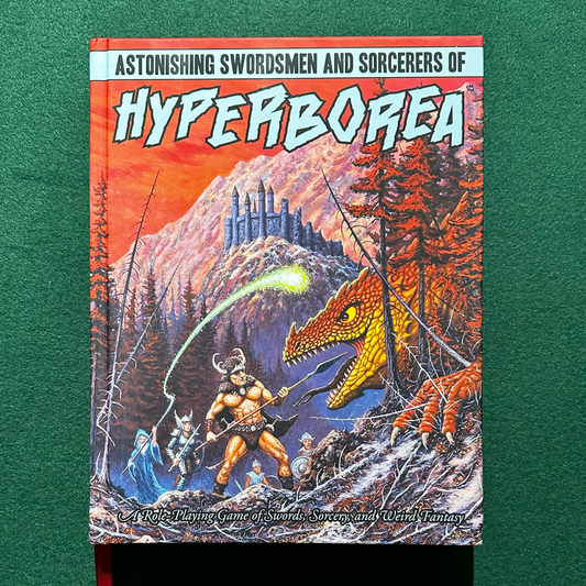 Roleplaying Game Hardback: Astonishing Swordsmen and Sorcerers of Hyperborea including World Map