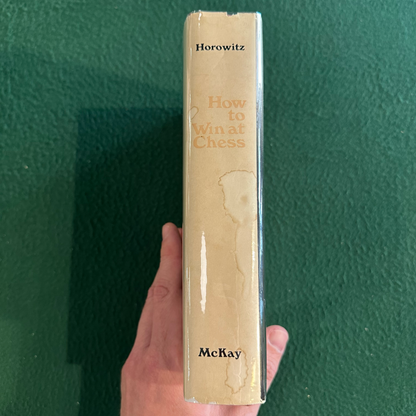 Vintage Non-Fiction Hardcover: I A Horowitz - How To Win At Chess