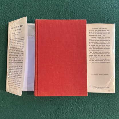 Vintage Non-Fiction Hardcover: I A Horowitz - How To Win At Chess