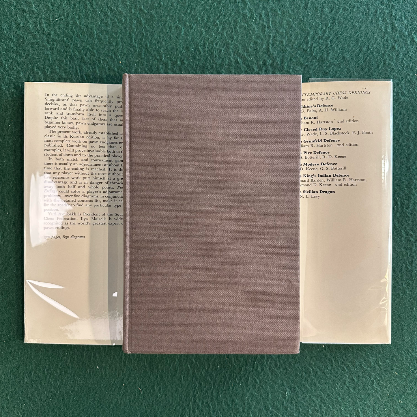 Vintage Non-Fiction Hardcover: Y Averbakh and I Maizelis - Pawn Endings FIRST EDITION