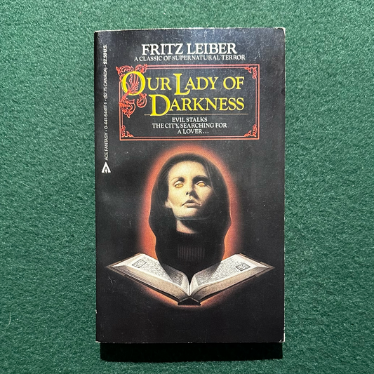 Vintage Horror Paperback: Fritz Leiber - Our Lady of Darkness FIRST PRINTING
