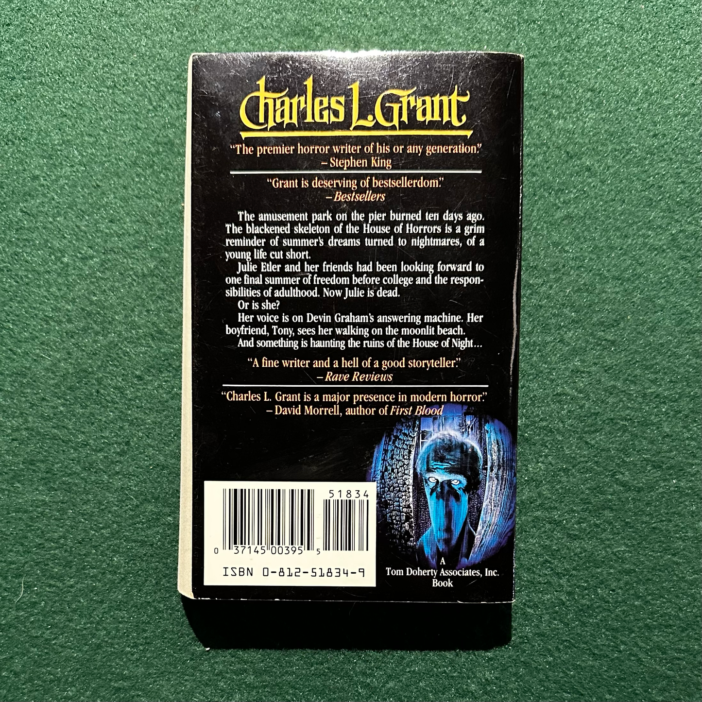 Vintage Horror Paperback: Charles L Grant - For Fear of the Night FIRST PRINTING