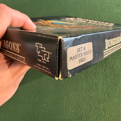 Vintage Dungeons &amp; Dragons: Master Rules Box Set COMPLETE