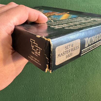 Vintage Dungeons &amp; Dragons: Master Rules Box Set COMPLETE