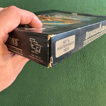 Vintage Dungeons &amp; Dragons: Master Rules Box Set COMPLETE