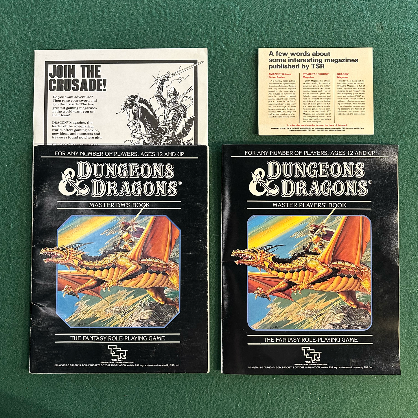 Vintage Dungeons &amp; Dragons: Master Rules Box Set COMPLETE