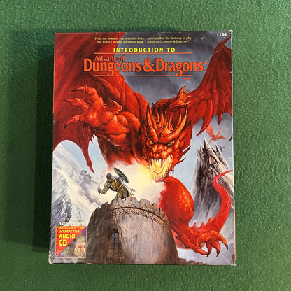 Vintage Advanced Dungeons & Dragons: Introduction to Dungeons & Dragons Box Set NO MINIS