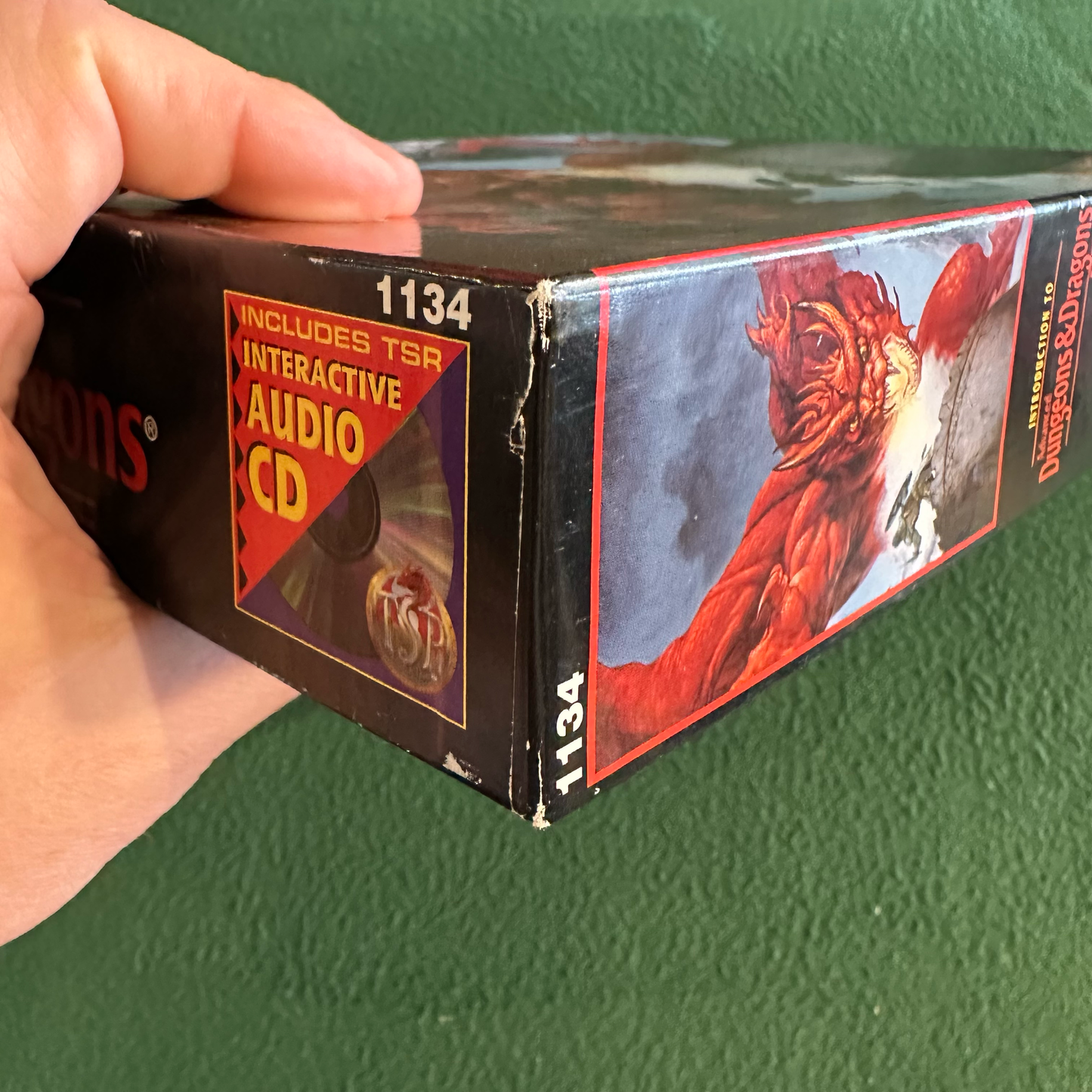 Vintage Advanced Dungeons & Dragons: Introduction to Dungeons & Dragons Box Set NO MINIS
