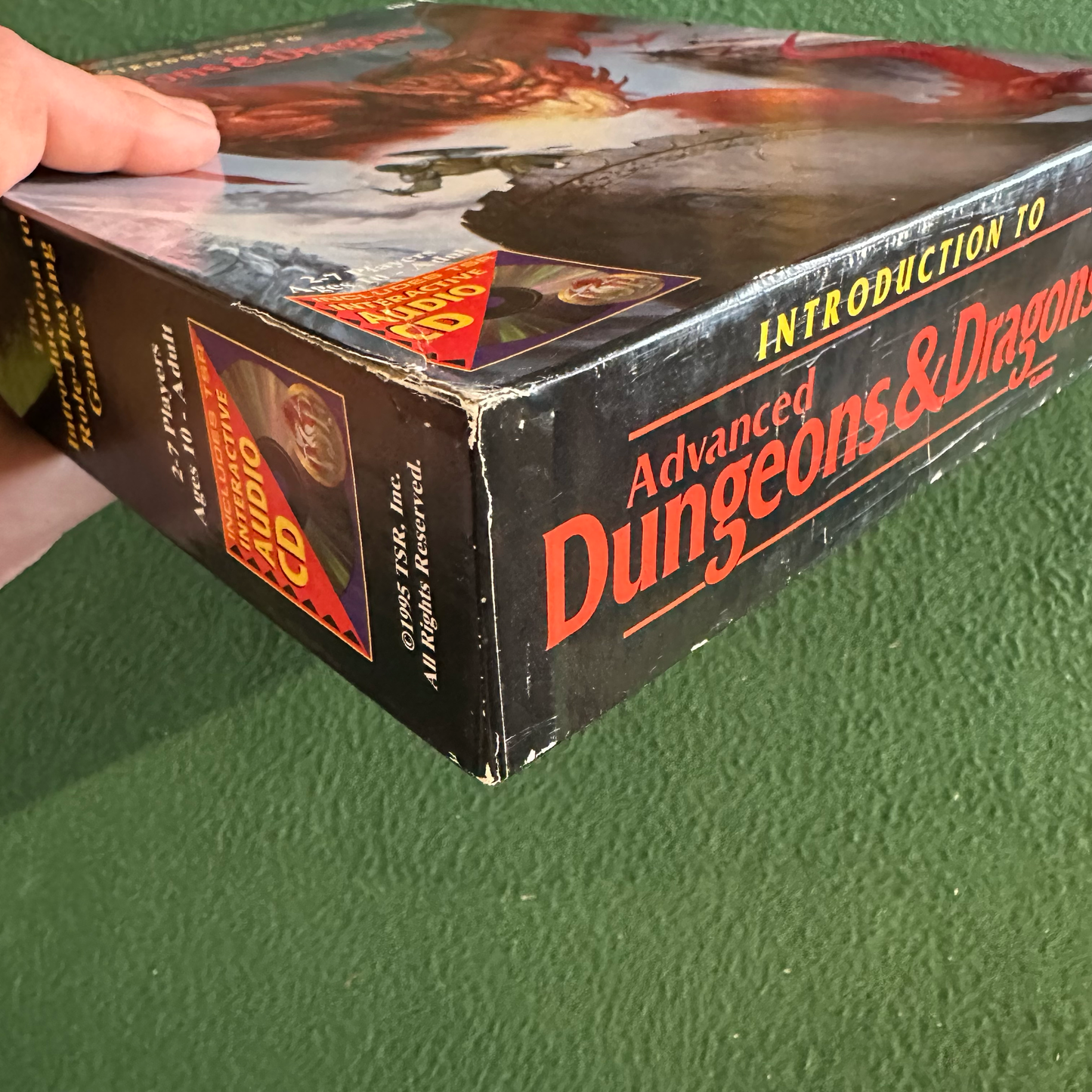 Vintage Advanced Dungeons & Dragons: Introduction to Dungeons & Dragons Box Set NO MINIS