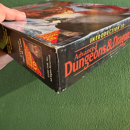 Vintage Advanced Dungeons & Dragons: Introduction to Dungeons & Dragons Box Set NO MINIS