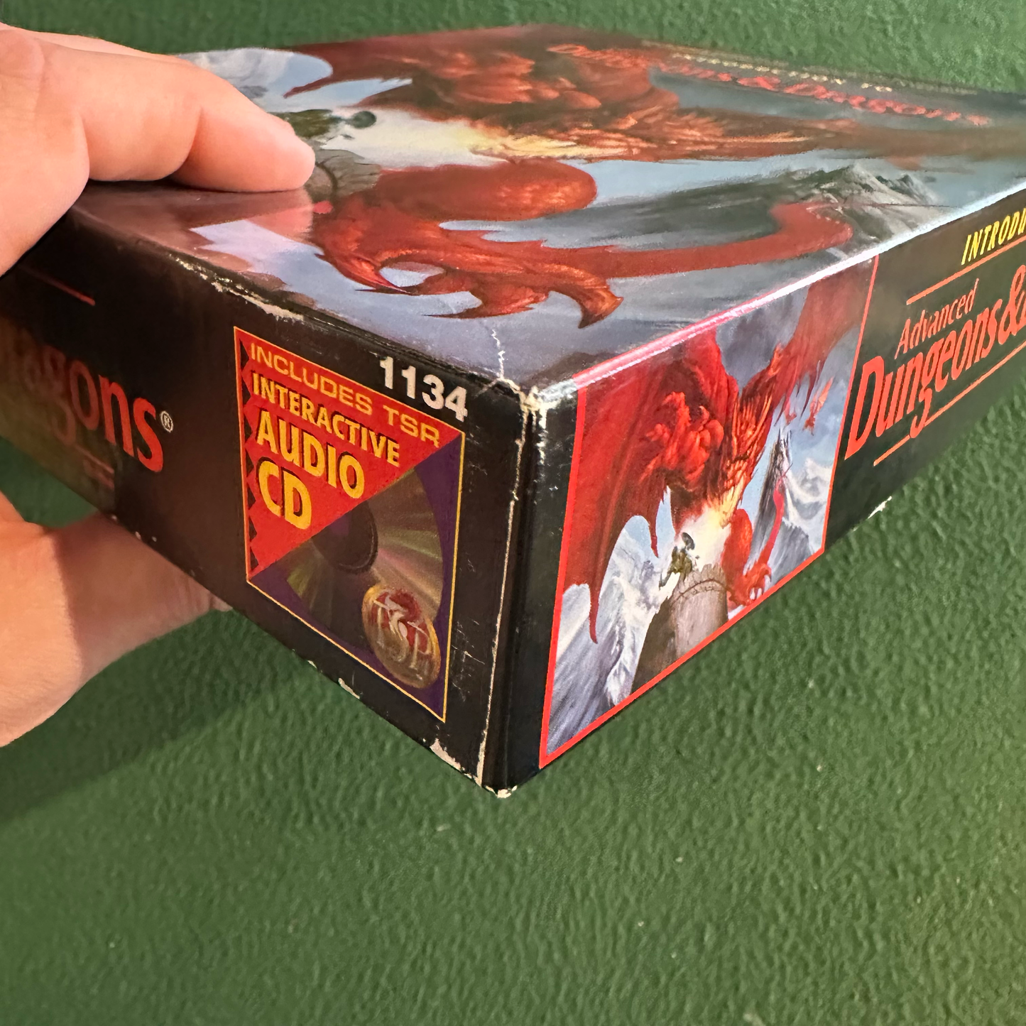 Vintage Advanced Dungeons & Dragons: Introduction to Dungeons & Dragons Box Set NO MINIS