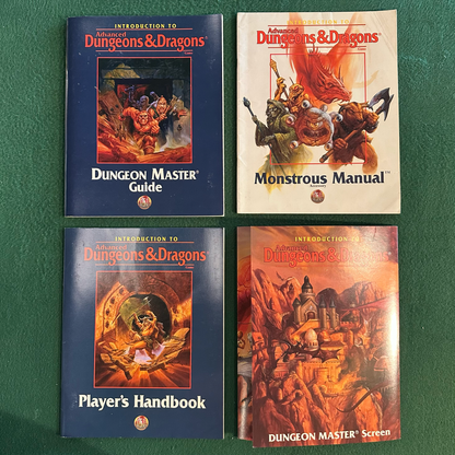 Vintage Advanced Dungeons & Dragons: Introduction to Dungeons & Dragons Box Set NO MINIS