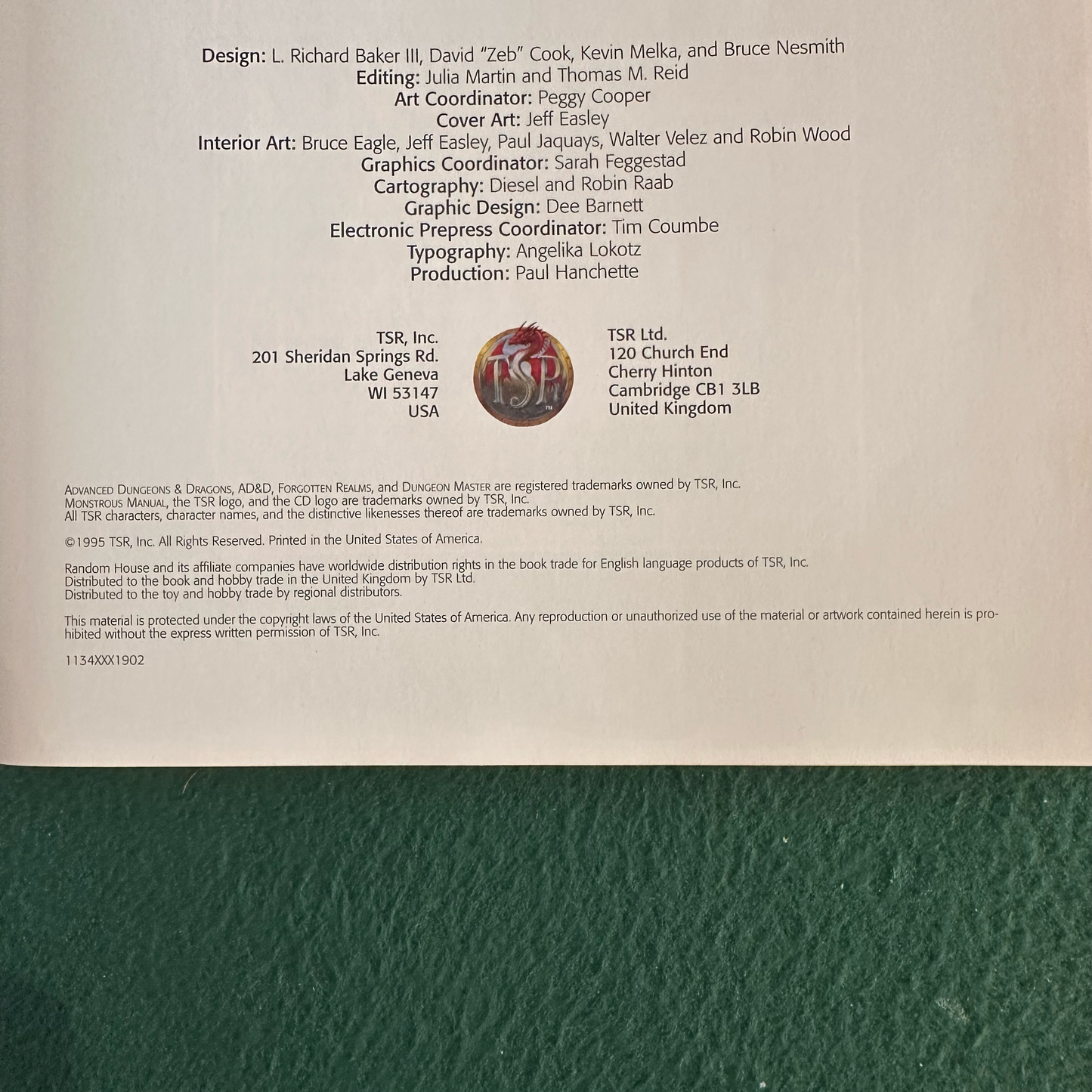 Vintage Advanced Dungeons & Dragons: Introduction to Dungeons & Dragons Box Set NO MINIS