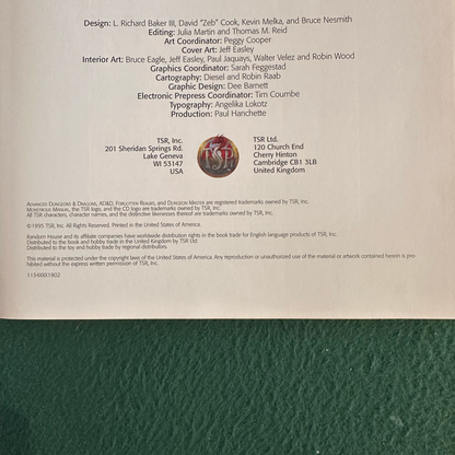 Vintage Advanced Dungeons & Dragons: Introduction to Dungeons & Dragons Box Set NO MINIS