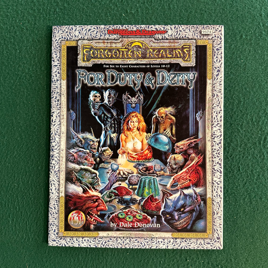 Vintage Advanced Dungeons & Dragons Adventure: Forgotten Realms: For Duty & Deity