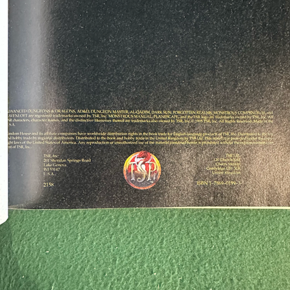 Vintage Advanced Dungeons & Dragons Accessory: Monstrous Compendium Annual Volume Two