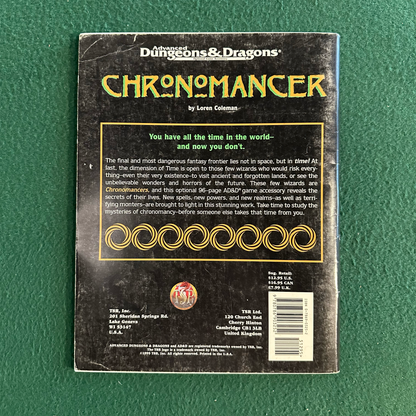 Vintage Advanced Dungeons & Dragons Accessory: Chronomancer