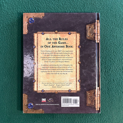 Dungeons & Dragons Supplement Hardcover: Rules Compendium FIRST PRINTING
