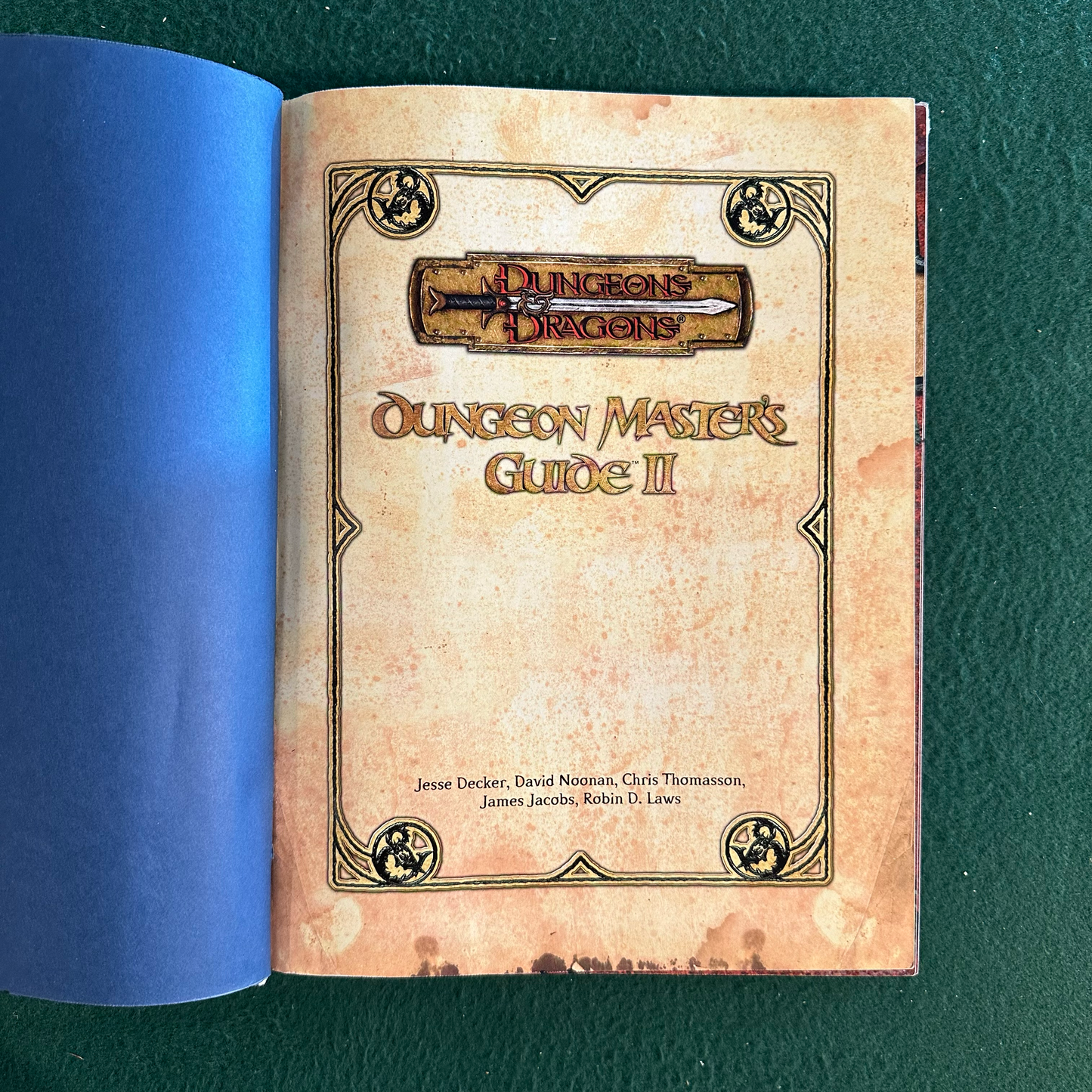 Dungeons &amp; Dragons 3e Supplement Hardcover: Dungeon Master's Guide II FIRST PRINTING