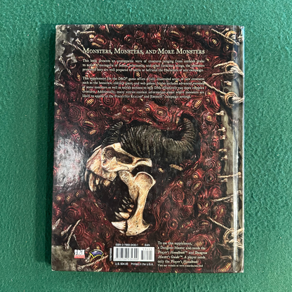 Dungeons &amp; Dragons 3e Hardcover: Monster Manual III FIRST PRINTING
