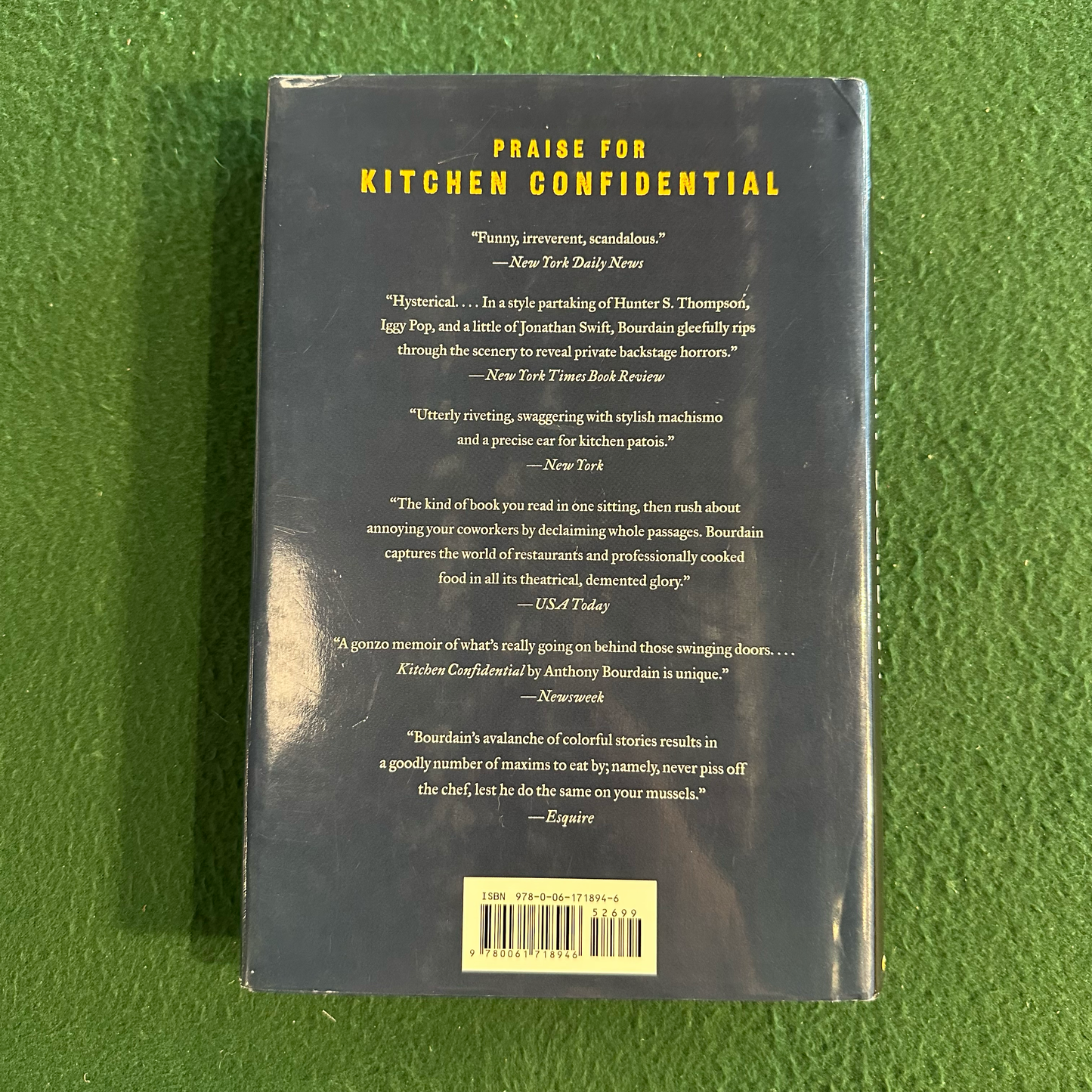 Non-Fiction Hardcover: Anthony Bourdain - Medium Raw SIGNED