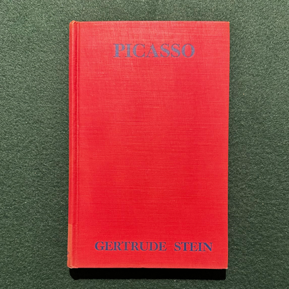 Vintage Fiction Hardback: Gertrude Stein - Picasso 1939 FIRST EDITION
