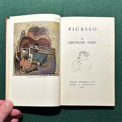 Vintage Fiction Hardback: Gertrude Stein - Picasso 1939 FIRST EDITION
