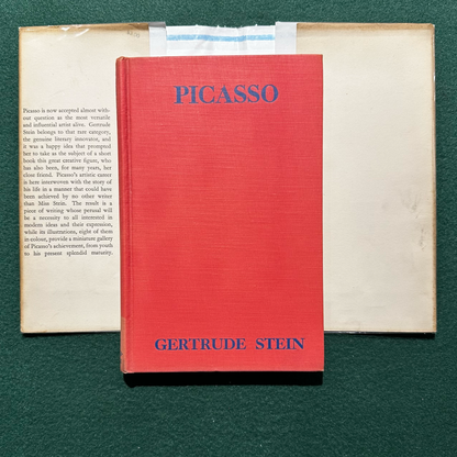 Vintage Fiction Hardback: Gertrude Stein - Picasso 1939 FIRST EDITION