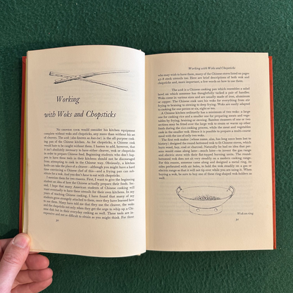 Vintage Hardback Cookbook: Grace Zia Chu - The Pleasures of Chinese Cooking SECOND PRINTING