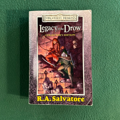 Fantasy Paperback: R A Salvatore - Forgotten Realms: Legacy of the Drow, Collector's Edition
