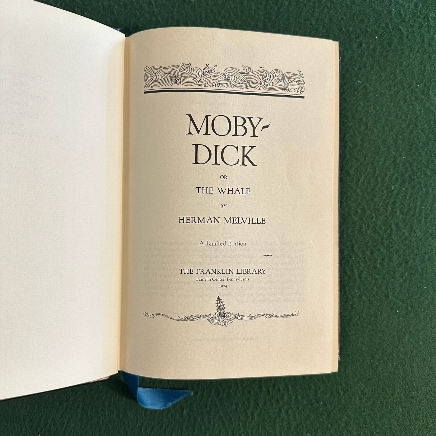Vintage Fiction Hardback: Herman Melville - Moby Dick