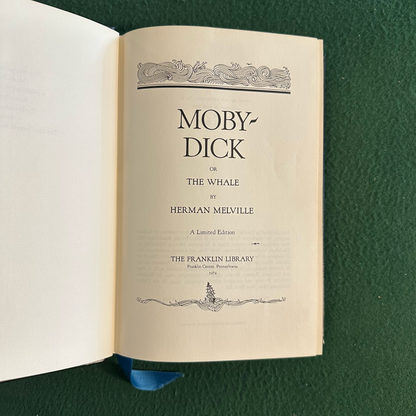 Vintage Fiction Hardback: Herman Melville - Moby Dick