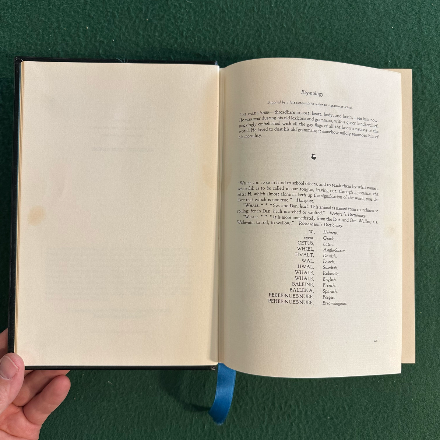 Vintage Fiction Hardback: Herman Melville - Moby Dick