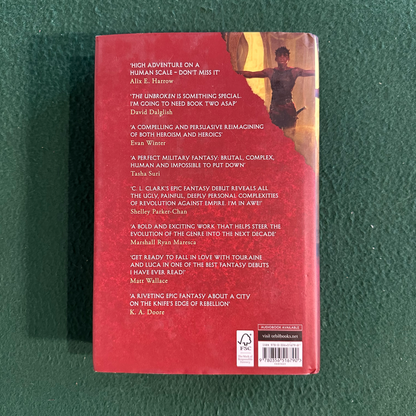 Fantasy Hardcover: C L Clarke - The Unbroken SIGNED FIRST PRINTING