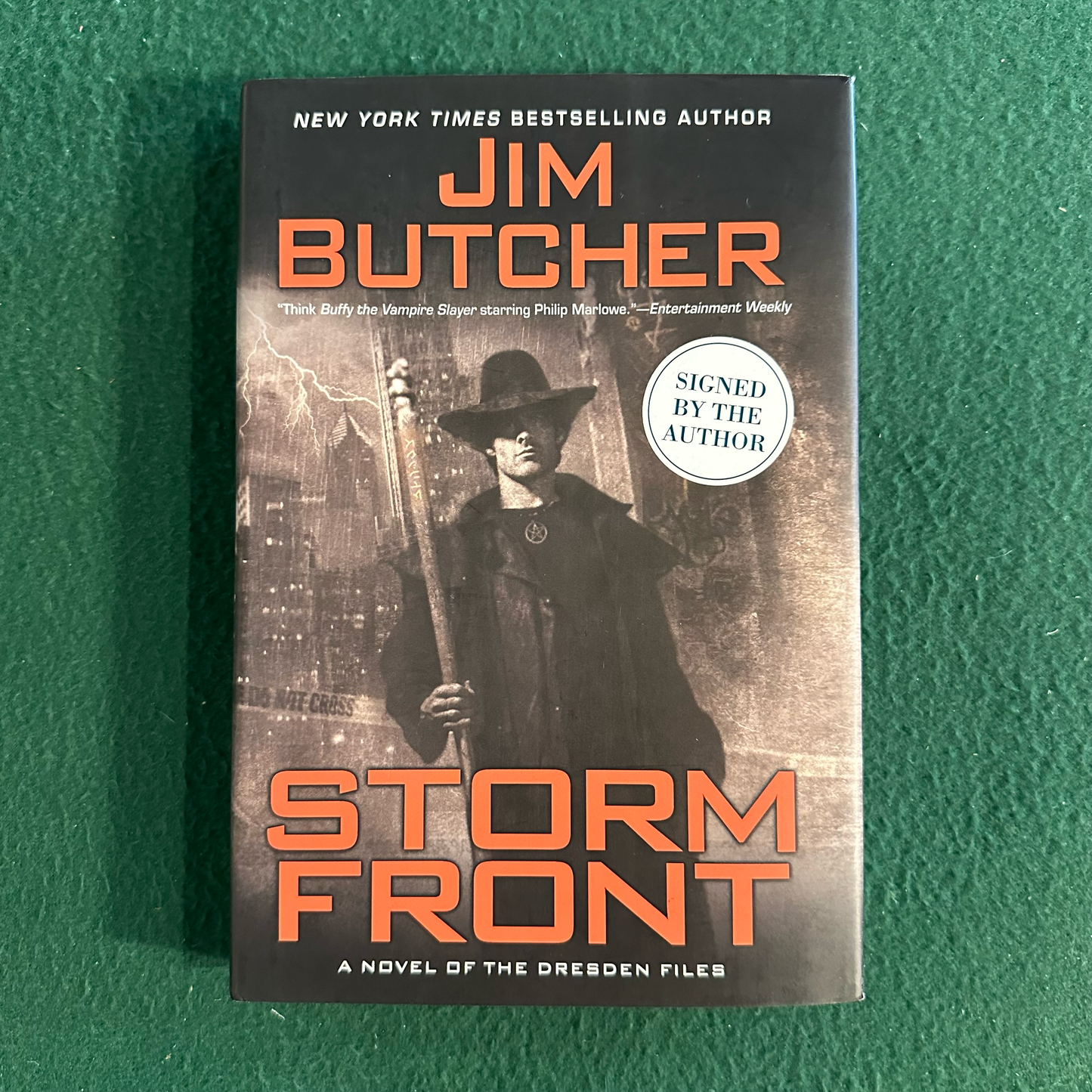 Fantasy Hardcover: Jim Butcher - Storm Front SIGNED FOURTH PRINTING