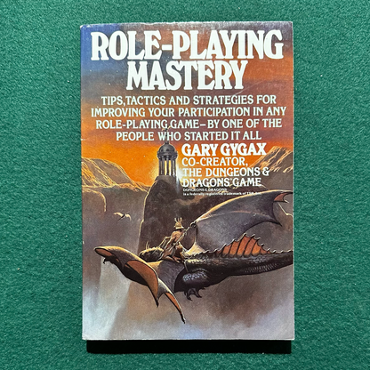 Vintage Dungeons and Dragons Paperback: Gary Gygax - Role-Playing Mastery FIRST PRINTING