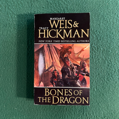 Fantasy Paperback: Margaret Weis & Tracy Hickman - Bones of the Dragon SIGNED FIRST PRINTING