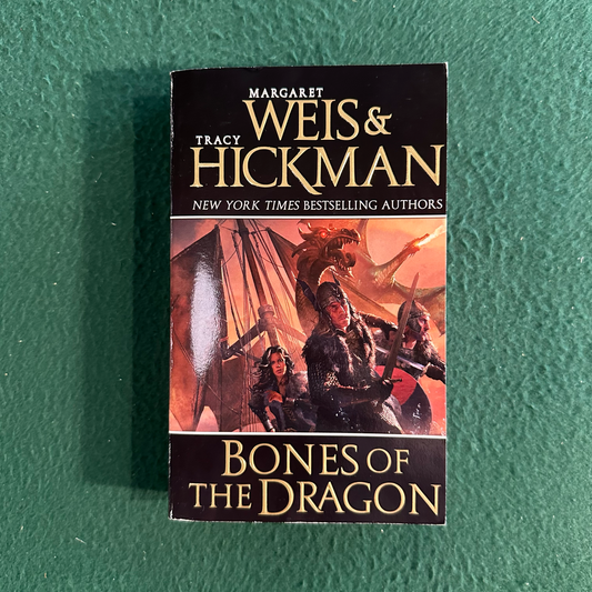 Fantasy Paperback: Margaret Weis & Tracy Hickman - Bones of the Dragon SIGNED FIRST PRINTING