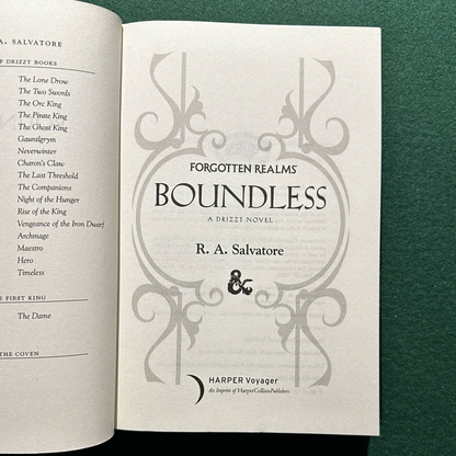 Fantasy Hardbacks: R A Salvatore - Timeless, Boundless, Relentless Trilogy FIRST EDITIONS