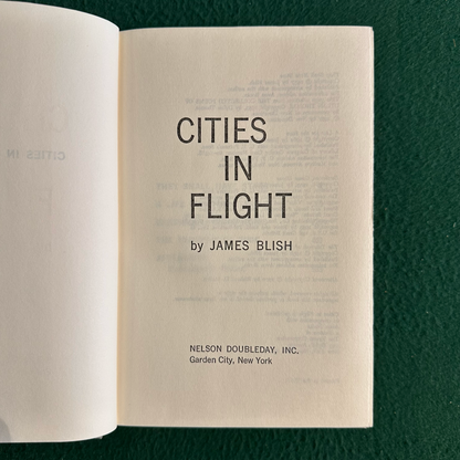 Vintage Sci-Fi Hardback: James Blish - Cites in Flight BCE