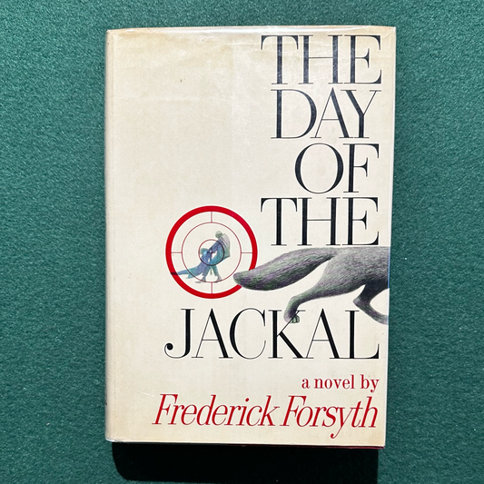 Vintage Fiction Hardback: Frederick Forsyth - The Day of the Jackal FIRST EDITION / SECOND PRINTING
