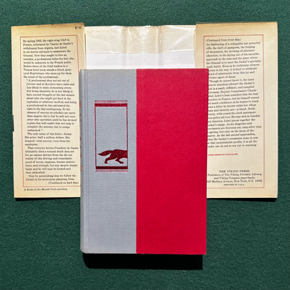 Vintage Fiction Hardback: Frederick Forsyth - The Day of the Jackal FIRST EDITION / SECOND PRINTING