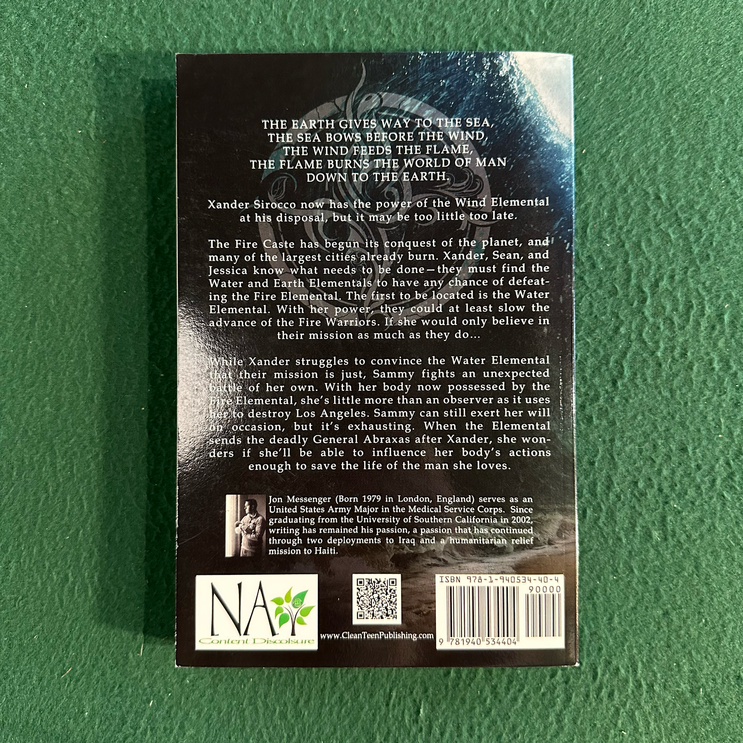 Fantasy Paperback: Jon Messenger - Water Shaper SIGNED